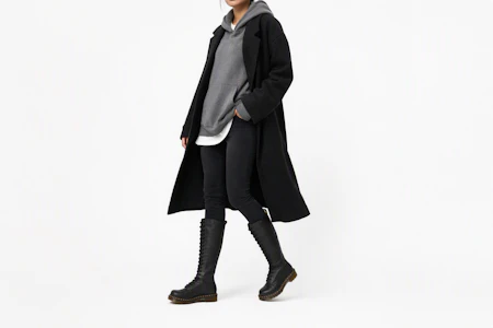 Order (W) Botas Dr. Martens Virginia 1B60 con Cordones 'Negro' 23889001