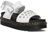 Order (W) Dr. Martens Voss ''Sandali Bianchi in Pelle con Borchie'' 25454100