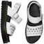 Lookbook (W) Dr. Martens Voss ''Sandali Bianchi in Pelle con Borchie'' 25454100