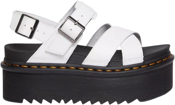 (Women) Dr. Martens Voss II Athena Leather Strap Platform Sandal White 30717100 Buy (Women) Dr. Martens Voss II Athena Leather Strap Platform Sandal White 30717100