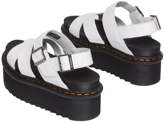 (Women) Dr. Martens Voss II Athena Leather Strap Platform Sandal White 30717100 Purchase (Women) Dr. Martens Voss II Athena Leather Strap Platform Sandal White 30717100