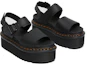 Purchase (Women) Dr. Martens Voss Leather Strap Platform Sandal 'Black' 26725001