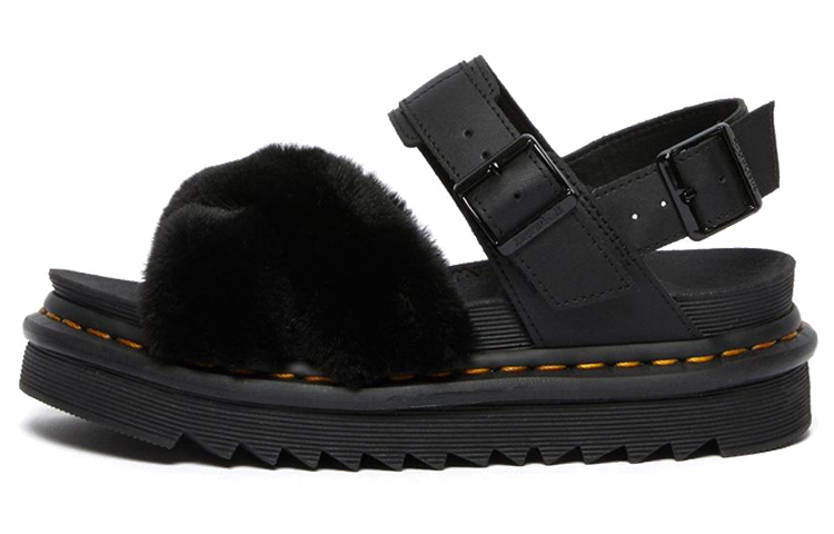 (Women) Dr. Martens Voss Leather Strap Sandal 'Black' 26720001