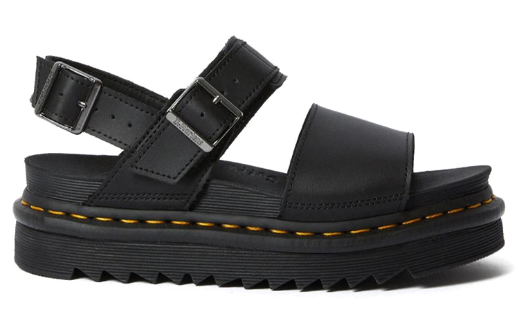 Order (W) Dr. Martens Voss Leder Riemen Sandalen ''Schwarz'' 24233001