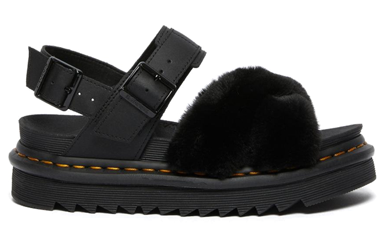 Order (Women) Dr. Martens Voss Leather Strap Sandal 'Black' 26720001