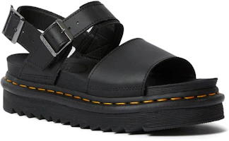 Lookbook (女款) Dr. Martens Voss 皮革帶涼鞋「黑色」 24233001