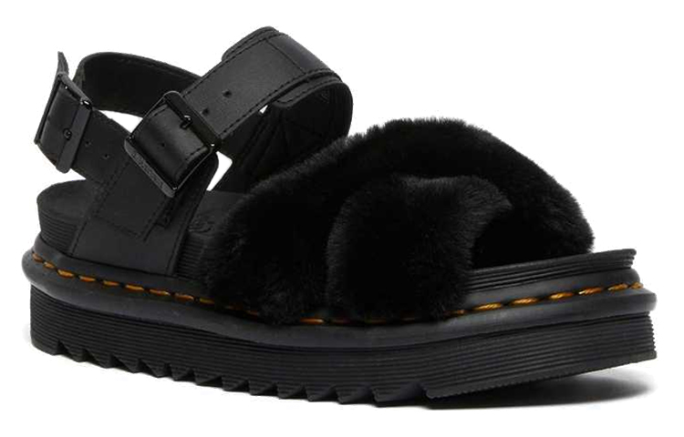 Lookbook (Women) Dr. Martens Voss Leather Strap Sandal 'Black' 26720001