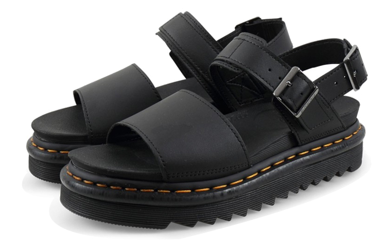 Shop (W) Dr. Martens Voss Leder Riemen Sandalen ''Schwarz'' 24233001
