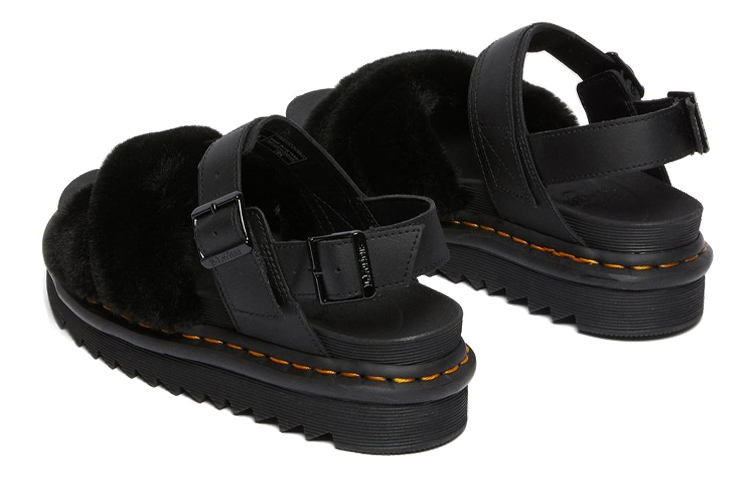 Purchase (Women) Dr. Martens Voss Leather Strap Sandal 'Black' 26720001