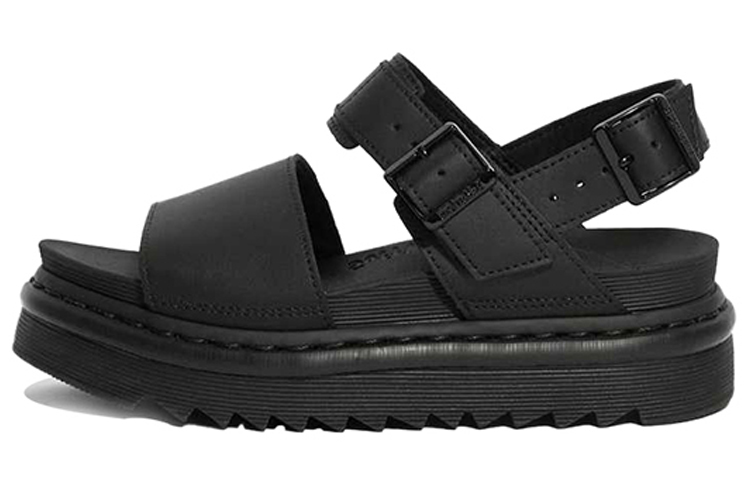 (Women) Dr. Martens Voss Leather Strap Sandals Black 23802001