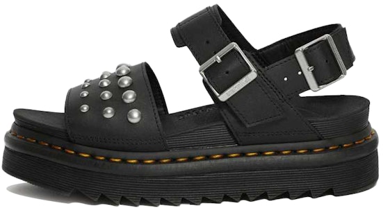 (W) ドクターマーチン Voss スタッズサンダル (ブラック) 25454001 Buy (W) ドクターマーチン Voss スタッズサンダル (ブラック) 25454001