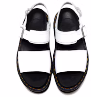 Purchase Dr.Martens/馬汀博士 Voss 一字扣帶露趾坡跟 皮革厚底運動涼鞋 女款 白