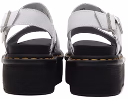 Details for Dr.Martens/馬汀博士 Voss 一字扣帶露趾坡跟 皮革厚底運動涼鞋 女款 白