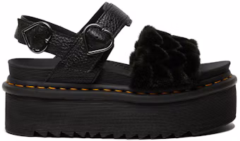 Order Dr.Martens/馬汀博士 Voss Quad 舒適厚底 簡約休閒涼鞋 女款 黑色