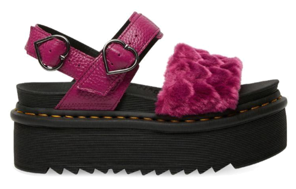 (W) Dr. Martens Voss Quad Sandals Purple/Red 圖 2