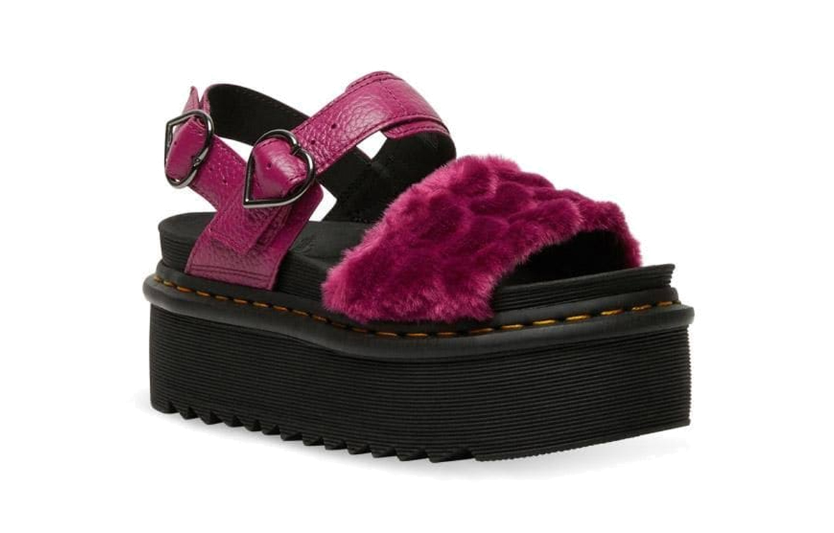 (W) Dr. Martens Voss Quad Sandals Purple/Red 圖 3