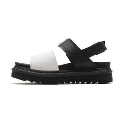 (W) Dr. Martens Voss Sandals Black/White