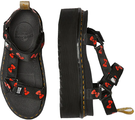 (W) Sandales Noires Végan Dr. Martens x Hello Kitty 25914002 Lookbook (W) Sandales Noires Végan Dr. Martens x Hello Kitty 25914002