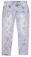 Order (W) Drew House 理想復古藍丹寧熊印花錐形牛仔褲 DR-FW21-051