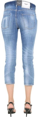 (W) DSQUARED2 修身七分牛仔裤 浅蓝色 S75LB0373-S30342-470 Lookbook (W) DSQUARED2 修身七分牛仔裤 浅蓝色 S75LB0373-S30342-470