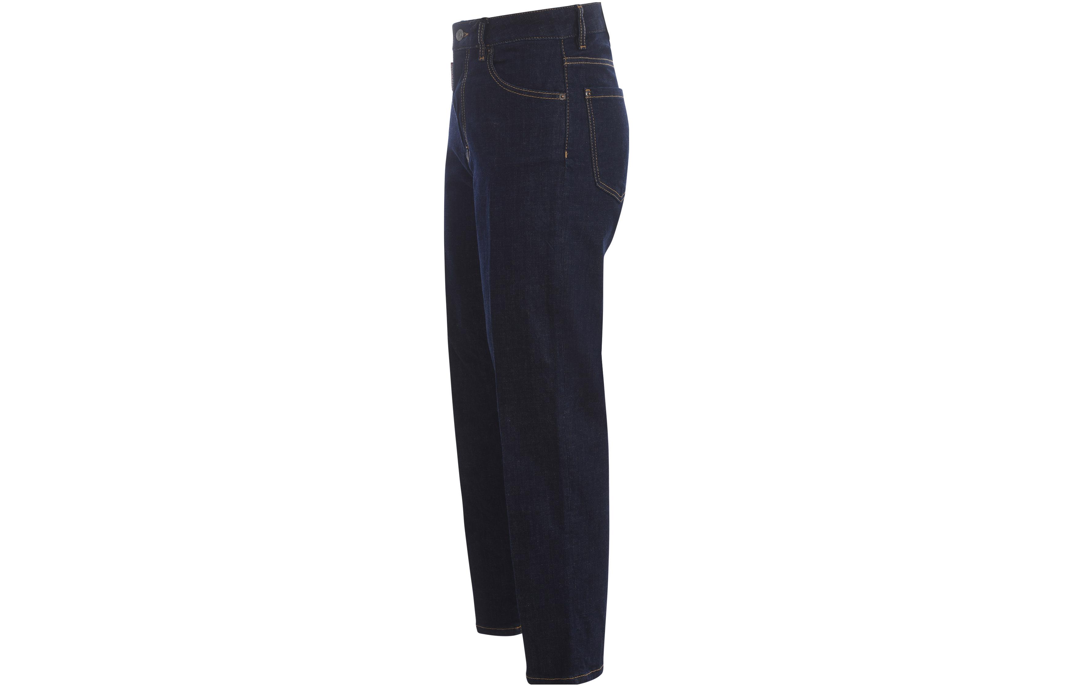 (Women) DSQUARED2  Slim Fit Straight-Leg Button Jeans Deep Blue S75LB0834S30664-470 圖 4