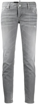 (W) DSQUARED2 スリム ローライズ ジーンズ グレー. S75LB0177S30260-852 Buy (W) DSQUARED2 スリム ローライズ ジーンズ グレー. S75LB0177S30260-852