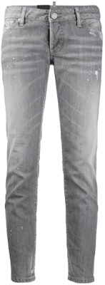 (W) DSQUARED2 スリム ローライズ ジーンズ グレー. S75LB0177S30260-852 Order (W) DSQUARED2 スリム ローライズ ジーンズ グレー. S75LB0177S30260-852