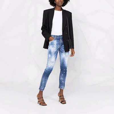 (W) DSQUARED2 Vaqueros Tobilleros Lavados Azules S75LB0594S30789-470 Lookbook (W) DSQUARED2 Vaqueros Tobilleros Lavados Azules S75LB0594S30789-470