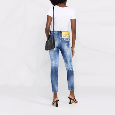 (W) DSQUARED2 Vaqueros Tobilleros Lavados Azules S75LB0594S30789-470 Purchase (W) DSQUARED2 Vaqueros Tobilleros Lavados Azules S75LB0594S30789-470