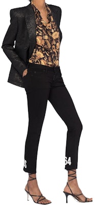 (W) DSQUARED2 黑色标志印花中腰修身九分牛仔裤 女款 S75LB0347S30564-900 Shop (W) DSQUARED2 黑色标志印花中腰修身九分牛仔裤 女款 S75LB0347S30564-900