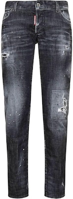 (W) DSQUARED2 ディストレスト ウォッシュドブラック ジーンズ レディース. S75LB0574S30357-900 Buy (W) DSQUARED2 ディストレスト ウォッシュドブラック ジーンズ レディース. S75LB0574S30357-900