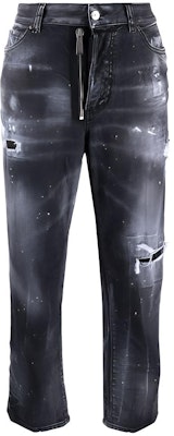 (W) DSQUARED2 FW21 女士做旧直筒牛仔裤 深灰色 S72LB0419S30357-900 Buy (W) DSQUARED2 FW21 女士做旧直筒牛仔裤 深灰色 S72LB0419S30357-900