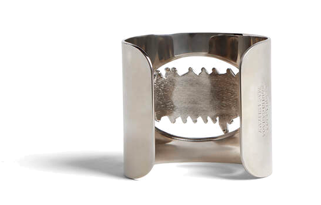 Lookbook (W) DSQUARED2 レターロゴ シルバーバングル ブレスレット - シルバー ARW018238940001M912