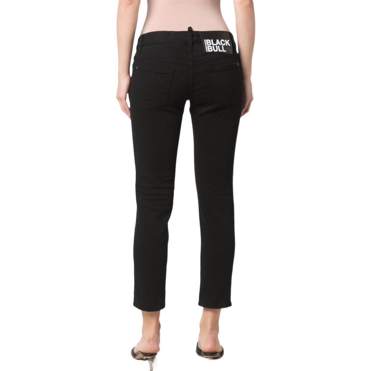 Purchase (W) DSQUARED2 女士低腰修身九分牛仔裤休闲长裤 S75LB0664S30733-900