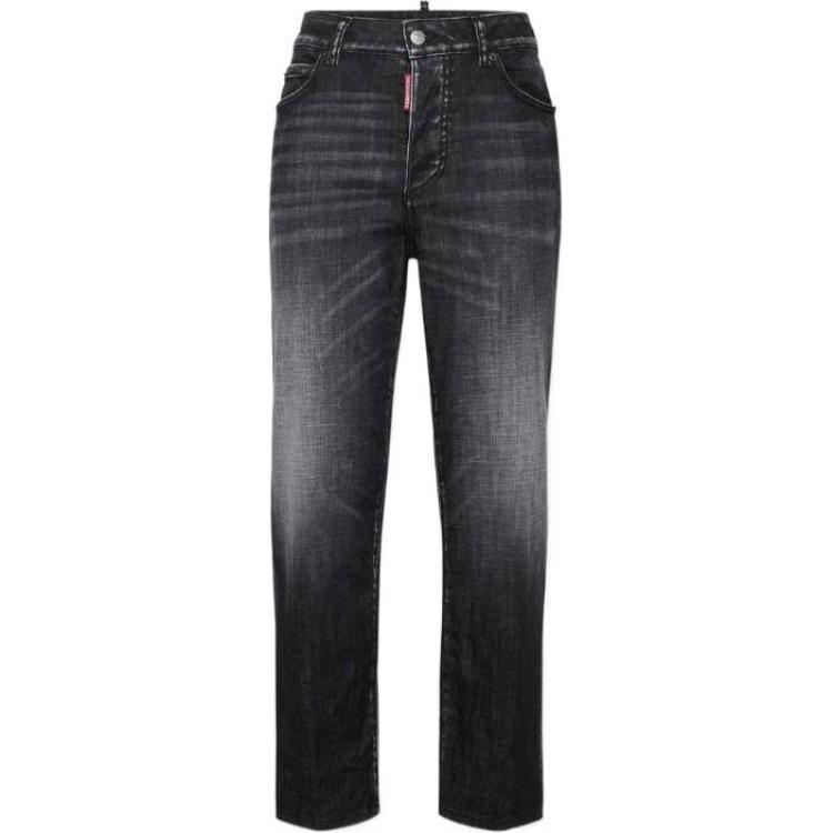 (Women) DSQUARED2 Low-Rise Slim Straight Zipper Jeans  Black. S72LB0763S30357-900 圖 2