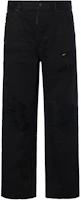(Women) DSQUARED2 SS22 Black Straight-Cut Jeans with Solid Logo Pattern. S72LB0508STN833-900 (Women) DSQUARED2 SS22 Black Straight-Cut Jeans with Solid Logo Pattern. S72LB0508STN833-900