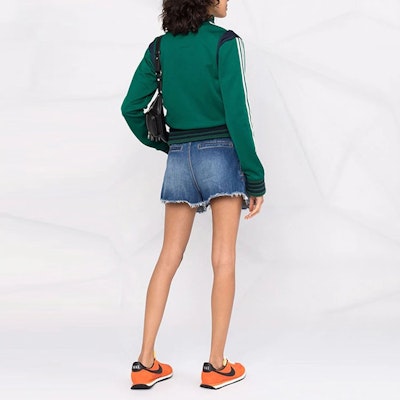 (W) DSQUARED2 2022春夏款女士蓝色毛边牛仔短裤 S75MU0393S30663-470 Purchase (W) DSQUARED2 2022春夏款女士蓝色毛边牛仔短裤 S75MU0393S30663-470