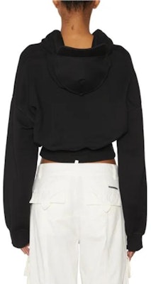 (W) DSQUARED2 SS23 ブラック クロップドプルオーバー フロントレタープリント付き FS75GU0447S25516-900 Shop (W) DSQUARED2 SS23 ブラック クロップドプルオーバー フロントレタープリント付き FS75GU0447S25516-900