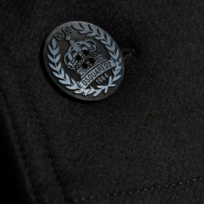 (Women) DSQUARED2 SS24  Black Long Sleeve Single-Breasted Coat. S72AA0528S53003 圖 6