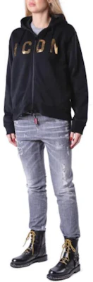 (W) Dsquared2 SS2 黑色字母印花設計套頭衫 S75HG0035S25030-990 Lookbook (W) Dsquared2 SS2 黑色字母印花設計套頭衫 S75HG0035S25030-990