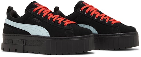 (W) 두아 리파 X 푸마 메이즈 스웨이드 '블랙 블루 글로우' 387294-05 Cheap (W) 두아 리파 X 푸마 메이즈 스웨이드 '블랙 블루 글로우' 387294-05