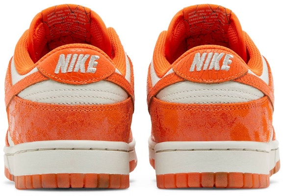 (W) Dunk Low 'Cracked Orange' - Jingga Retak FN7773-001 Details for (W) Dunk Low 'Cracked Orange' - Jingga Retak FN7773-001