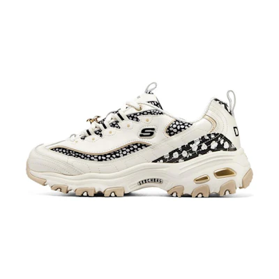(W) Skechers D'Lites DVF 'Natural Black'