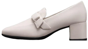 (Women) ECCO 5cm 'Beige Square Toe Block Heel' 29090301378 (Women) ECCO 5cm 'Beige Square Toe Block Heel' 29090301378