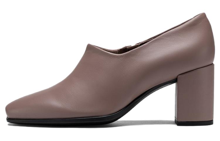 (W) ECCO 'Pink Chunky Heel'