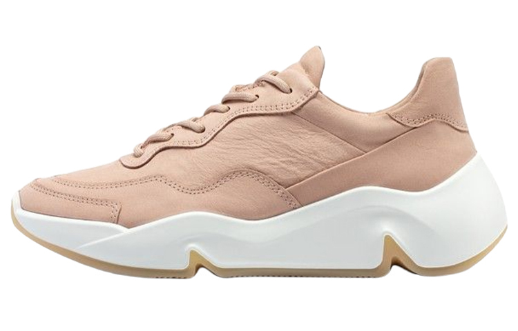 (Women) ECCO 'Pink Thick Sole Low-Top Running' 20311302658