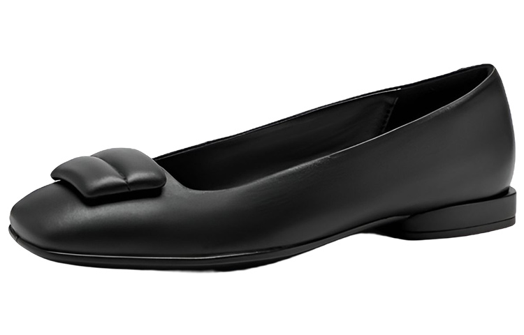 Order ecco/愛步 安妮系列 一脚蹬平底鞋 女款 黑色