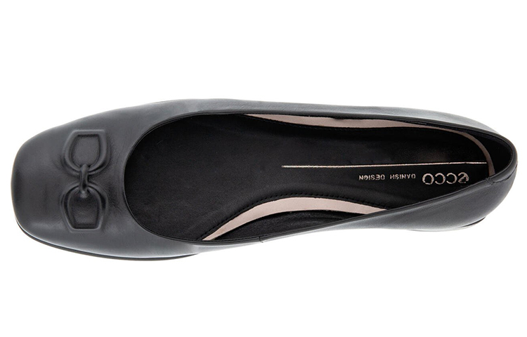 (W) ECCO Anine Squared 'Black Fashion Flat' 圖 3