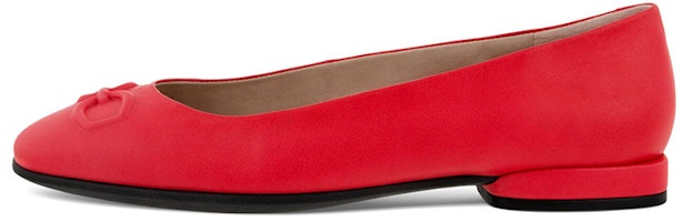 (Women) ECCO Anine Squared 'Orange Casual Flat' 20823301535 (Women) ECCO Anine Squared 'Orange Casual Flat' 20823301535