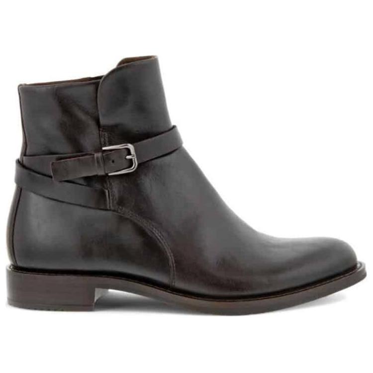 (W) ECCO Ankle Boot 'Brown Buckle Chunky Heel' 圖 2
